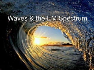 Waves & the EM Spectrum 