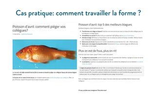 Cas pratique: comment travailler la forme ?
 