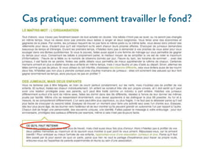 Cas pratique: comment travailler le fond?
 