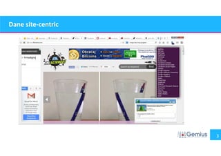 3 
Dane site-centric 
 