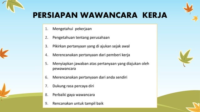 Wawancara kerja | PPTX