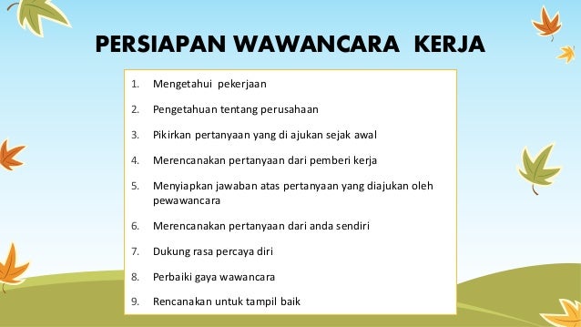 Wawancara Kerja
