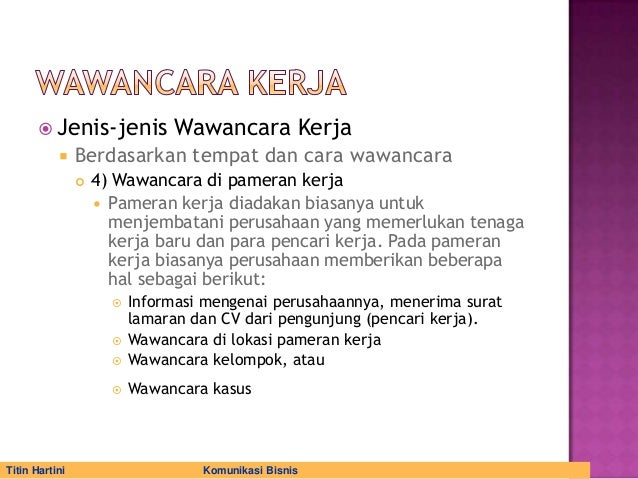 Wawancara Kerja Blm