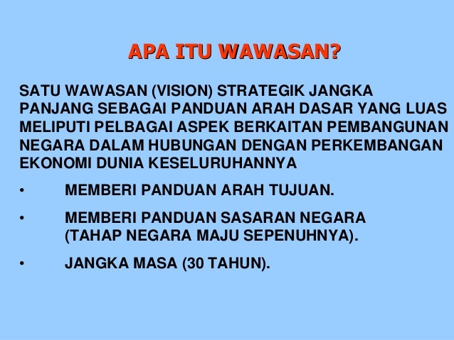 Wawasan 2020 versi 1.0