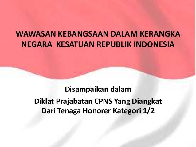 Wawasan Kebangsaan Dlm Nkri