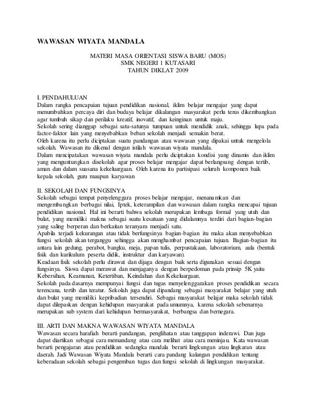 Wawasan Wiyata Mandala