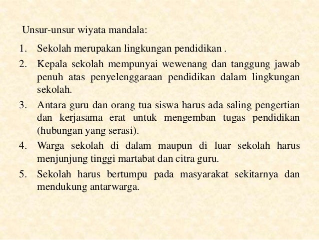 Wawasan Wiyata Mandala Power Point