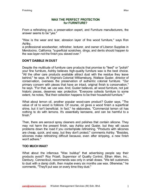 Wax Clean Agent Sdn Bhd