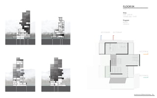 Architecture of (Wet)Land Building 58
SECTION 03
1/16” = 1’
SECTION 04
1/16” = 1’
1/16” = 1’ 1/16” = 1’
 