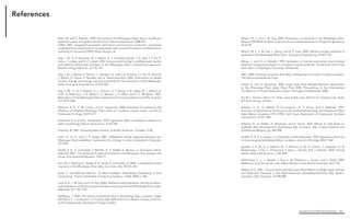 Architecture of (Wet)Land Building 94
References
Blum, M. and H. Roberts. 2009. Drowning of the Mississippi Delta due to insufficient
sediment supply and global sea-level rise. Nature Geoscience. 2:488-491.
CPRA. 2007. Integrated ecosystem restoration and hurricane protection: Louisiana’s
comprehensive master plan for a sustainable coast, Coastal Protection and Restoration
Authority of Louisiana (CPRA), Baton Rouge, LA.
Day, J. W., A. Y. Arancibia, W. J. Mitsch, A. L. Lara-Dominguez, J. N. Day, J. Y. Ko, R.
Lane, J. Lindsey, and D. Z. Lomeli. 2003. Using ecotechnology to address water quality
and wetland habitat loss problems in the Mississippi basin: a hierarchical approach.
Biotechnology Advances. 22:135-159.
Day, J. W., J. Barras, E. Clairain, J. Johnston, D. Justic, G. P. Kemp, J. Y. Ko, R. Lane, W.
J. Mitsch, G. Steyer, P. Templet, and A. Yanez-Arancibia. 2005. Implications of global
climatic change and energy cost and availability for the restoration of the Mississippi
delta. Ecological Engineering. 24:253-265.
Day, J. W., Jr., D. F. Boesch, E. J. Clairain, G. P. Kemp, S. B. Laska, W. J. Mitsch, K.
Orth, H. Mashriqui, J. R. Reed, C. C. Watson, J. T. Wells, and D. F. Whigham. 2007.
Restoration of the Mississippi Delta: lessons from Hurricanes Katrina and Rita. Science.
315:1679-1684.
Delaune, R. D., C. W. Lindau, and A. Jugsujinda. 2008. Indicators for evaluating the
influence of diverted Mississippi River water on Louisiana coastal marsh. Journal of
Freshwater Ecology. 23:475-477.
Edmonds, D.A. and R.L. Slingerland. 2010. Significant effect of sediment cohesion on
delta morphology, Nature Geoscience. 3:105-109.
Fischetti, M. 2001. Drowning New Orleans, Scientific American. October, 77-85.
Holm Jr., G. O., and C. E. Sasser. 2001. Differential salinity response between two
Mississippi River subdeltas: Implications for change in plant composition. Estuaries.
24:78-89.
Keddy, P. A., D. Campbell, T. McFalls, G. P. Shaffer, R. Moreau, C. Dranguet, and R.
Heleniak. 2007. The wetlands of Lakes Pontchartrain and Maurepas: Past, present and
future. Environmental Reviews. 15:43-77.
Kim, W. S., Mohrig, D., Twilley, R. R., Paola, C. and Parker, G. 2009. Is it feasible to build
new land in the Mississippi River delta. Eos Trans. AG. 90:373–374.
Kosar T. and Mehmet Balman. "A New Paradigm: Data-Aware Scheduling in Grid
Computing," Future Generation Computing Systems, v.25(4), 2009, p. 406.
Lane, R. R., J. W. Day, and J. N. Day. 2006). Wetland surface elevation, vertical accretion,
and subsidence at three Louisiana estuaries receiving diverted Mississippi River water.
Wetlands. 26:1130-1142.
McManus, J. 2002. The history of sediment flux to Atchafalaya Bay, Louisiana. Pages
209-226 in S. J. Jones and L. E. Frostick, eds. Sediment Flux to Basins: Causes, Controls,
and Consequences. Geological Society, London.
Mitsch, W. J., and J. W. Day. 2006. Restoration of wetlands in the Mississippi-Ohio-
Missouri (MOM) River Basin: Experience and needed research. Ecological Engineering.
26:55-69.
Mitsch, W. J., J. W. Day, L. Zhang, and R. R. Lane. 2005. Nitrate-nitrogen retention in
wetlands in the Mississippi River basin. Ecological Engineering. 24:267-278.
Mossa, J. and H. H. Roberts. 1990. Synergism of riverine and winter storm-related
sediment transport processes in Louisiana's coastal wetlands. Transactions Gulf Coast
Association of Geological Societies. 40:635-642
NRC. 2005. Drawing Louisiana’s New Map: Addressing Land Loss in Coastal Louisiana.
The National Academies Press.
Parker, G. and O. Sequeiros. 2006. Large Scale River Morphodynamics Application
to the Mississippi River delta. River Flow 2006: Proceedings of the International
Conference on Fluvial Hydraulics, Lisbon, Portugal, 6-8 September 2006.
Rui M. L. Ferreira, Elsa C.T.L. Alves, Joao G.A.B. Leal, Antonio H. Cardosa. eds. Taylor
& Francis Group, London.
Roberts, H. H., N. Walker, R. Cunningham, G. P. Kemp, and S. Majersky. 1997.
Evolution of Sedimentary Architecture and Surface Morphology: Atchafalaya and Wax
Lake Deltas, Louisiana (1973-1994). Gulf Coast Association of Geological Societies
Transactions. 47:477-484.
Roberts, H., N. Walker, A. Sheremet, and G. Stone. 2003. Effects of cold fronts on
bayhead delta development: Atchafalaya Bay, Louisiana, USA. Coastal Systems and
Continental Margins. pp. 269-298.
Shaffer, G. P., C. E. Sasser, J. G. Gosselink, and M. Rejmanek. 1992. Vegetation dynamics
in the emerging Atchafalaya Delta, Louisiana. Journal of Ecology. 80:677-687.
Syvitski, J. P. M., A. J. Kettner, M. T. Hannon, E. W. H. Hutton, I. Overeem, G. R.
Brakenridge, J. Day, C. Vörösmarty, Y. Saito, L. Giosan, & R. J. Nicholls. 2009. Sinking
deltas. Nature Geoscience. 2: 681-689.
Vörösmarty, C. J., J. Syvitski, J. Day, A. de Sherbinin, L. Giosan, and C. Paola. 2009.
Battling to save the world's river deltas, Bulletin of the Atomic Scientists. 65:31-43.
Walker, N. D. 2001. Tropical Storm and Hurricane Wind Effects on Water Level, Salinity,
and Sediment Transport in the River-Influenced Atchafalaya-Vermilion Bay System,
Louisiana, USA. Estuaries. 24:498-508.
 