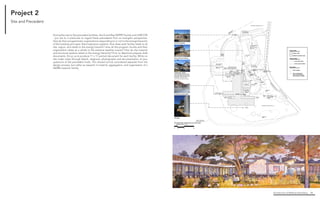 Architecture of (Wet)Land Building 18
Project 2
During the visit to the precedent facilities- the Grand Bay NERRS Facility and LUMCON
- you are to in particular to regard these precedents from an energetic perspective.
How do their programmatic organizations responding to or not to the energy hierarchy
of the building and open thermodynamic systems: How does each facility relate to its
site, region, and relate to the energy hierarch? How do the program chunks and their
organization relate as a whole to the extreme weather events? How do the material
and structural systems relate to the energy hierarchy? Prior to departure prepare draft
documents. Do so as to produce 11 x 17 portrait document for each facility. While on
site make notes through sketch, diagrams, photographs and documentation of your
questions of the precedent hosts. This should not be considered separate from the
design process, but rather as research in material, aggregation, and organization of a
NERRS research facility.
Site and Precedent
 