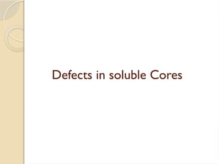 Wax Pattern Defect awareness training material | PPSX