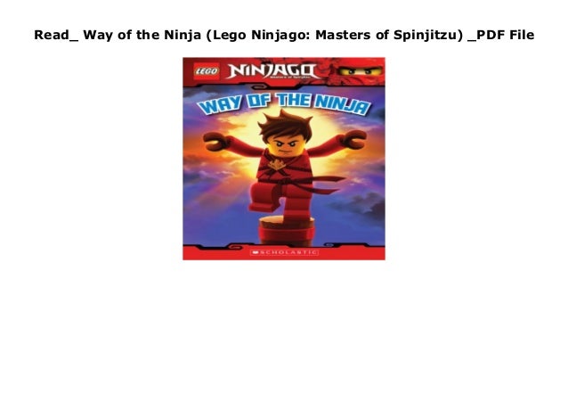 ninjago masters of spinjitzu way of the ninja
