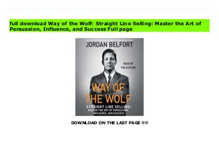 DOWNLOAD ON THE LAST PAGE !!!!
Download direct Way of the Wolf: Straight Line Selling: Master the Art of Persuasion, Influence, and Success Don't hesitate Click https://fubbookslocalcenter.blogspot.co.uk/?book=B0725R3G3Q Download Online PDF Way of the Wolf: Straight Line Selling: Master the Art of Persuasion, Influence, and Success, Download PDF Way of the Wolf: Straight Line Selling: Master the Art of Persuasion, Influence, and Success, Read Full PDF Way of the Wolf: Straight Line Selling: Master the Art of Persuasion, Influence, and Success, Download PDF and EPUB Way of the Wolf: Straight Line Selling: Master the Art of Persuasion, Influence, and Success, Read PDF ePub Mobi Way of the Wolf: Straight Line Selling: Master the Art of Persuasion, Influence, and Success, Reading PDF Way of the Wolf: Straight Line Selling: Master the Art of Persuasion, Influence, and Success, Download Book PDF Way of the Wolf: Straight Line Selling: Master the Art of Persuasion, Influence, and Success, Read online Way of the Wolf: Straight Line Selling: Master the Art of Persuasion, Influence, and Success, Download Way of the Wolf: Straight Line Selling: Master the Art of Persuasion, Influence, and Success pdf, Download epub Way of the Wolf: Straight Line Selling: Master the Art of Persuasion, Influence, and Success, Download pdf Way of the Wolf: Straight Line Selling: Master the Art of Persuasion, Influence, and Success, Download ebook Way of the Wolf: Straight Line Selling: Master the Art of Persuasion, Influence, and Success, Read pdf Way of the Wolf: Straight Line Selling: Master the Art of Persuasion, Influence, and Success, Way of the Wolf: Straight Line Selling: Master the Art of Persuasion, Influence, and Success Online Read Best Book Online Way of the Wolf: Straight Line Selling: Master the Art of Persuasion, Influence, and Success, Read Online Way of the Wolf: Straight Line Selling: Master the Art of Persuasion, Influence, and Success Book, Read Online Way of the Wolf: Straight Line Selling: Master the Art of Persuasion,
Influence, and Success E-Books, Download Way of the Wolf: Straight Line Selling: Master the Art of Persuasion, Influence, and Success Online, Read Best Book Way of the Wolf: Straight Line Selling: Master the Art of Persuasion, Influence, and Success Online, Download Way of the Wolf: Straight Line Selling: Master the Art of Persuasion, Influence, and Success Books Online Read Way of the Wolf: Straight Line Selling: Master the Art of Persuasion, Influence, and Success Full Collection, Download Way of the Wolf: Straight Line Selling: Master the Art of Persuasion, Influence, and Success Book, Read Way of the Wolf: Straight Line Selling: Master the Art of Persuasion, Influence, and Success Ebook Way of the Wolf: Straight Line Selling: Master the Art of Persuasion, Influence, and Success PDF Download online, Way of the Wolf: Straight Line Selling: Master the Art of Persuasion, Influence, and Success pdf Download online, Way of the Wolf: Straight Line Selling: Master the Art of Persuasion, Influence, and Success Read, Read Way of the Wolf: Straight Line Selling: Master the Art of Persuasion, Influence, and Success Full PDF, Read Way of the Wolf: Straight Line Selling: Master the Art of Persuasion, Influence, and Success PDF Online, Read Way of the Wolf: Straight Line Selling: Master the Art of Persuasion, Influence, and Success Books Online, Read Way of the Wolf: Straight Line Selling: Master the Art of Persuasion, Influence, and Success Full Popular PDF, PDF Way of the Wolf: Straight Line Selling: Master the Art of Persuasion, Influence, and Success Download Book PDF Way of the Wolf: Straight Line Selling: Master the Art of Persuasion, Influence, and Success, Download online PDF Way of the Wolf: Straight Line Selling: Master the Art of Persuasion, Influence, and Success, Download Best Book Way of the Wolf: Straight Line Selling: Master the Art of Persuasion, Influence, and Success, Read PDF Way of the Wolf: Straight Line Selling: Master the Art of Persuasion, Influence, and Success Collection,
Download PDF Way of the Wolf: Straight Line Selling: Master the Art of Persuasion, Influence, and Success Full Online, Download Best Book Online Way of the Wolf: Straight Line Selling: Master the Art of Persuasion, Influence, and Success, Read Way of the Wolf: Straight Line Selling: Master the Art of Persuasion, Influence, and Success PDF files, Read PDF Free sample Way of the Wolf: Straight Line Selling: Master the Art of Persuasion, Influence, and Success, Read PDF Way of the Wolf: Straight Line Selling: Master the Art of Persuasion, Influence, and Success Free access, Download Way of the Wolf: Straight Line Selling: Master the Art of Persuasion, Influence, and Success cheapest, Download Way of the Wolf: Straight Line Selling: Master the Art of Persuasion, Influence, and Success Free acces unlimited
full download Way of the Wolf: Straight Line Selling: Master the Art of
Persuasion, Influence, and Success Full page
 