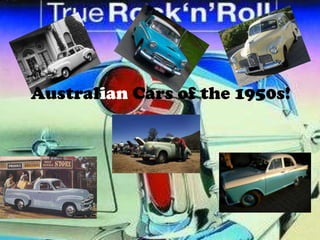 Australian Cars of the 1950s!
