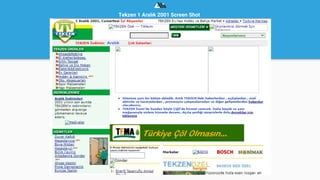 Tekzen 1 Aralık 2001 Screen Shot
 
