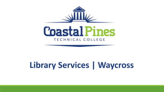 Library Services | Waycross
 