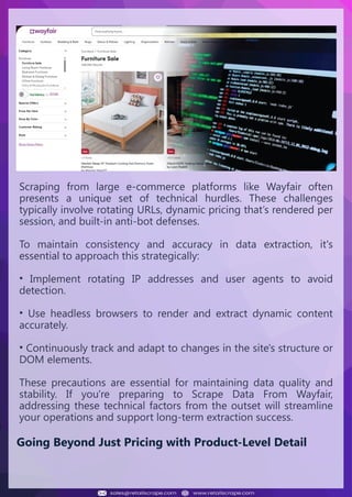 Wayfair Pricing Data Extraction And Market Tracking.pptx