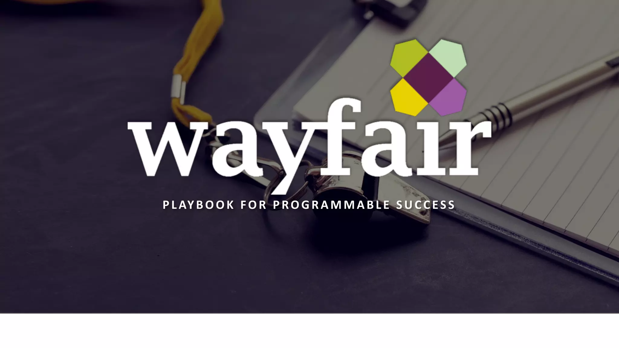 P L AYBO O K 	 FO R 	 P RO G R A M M A BL E 	 SU C C ESS
 