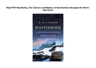 Read PDF Wayfinding: The Science and Mystery of How Humans Navigate the World -
Best book
 