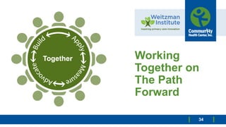 Working
Together on
The Path
Forward
34
 