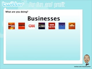 Wayne Sutton Twitter For Fun and Profit