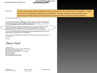 Customers and Recomendations 