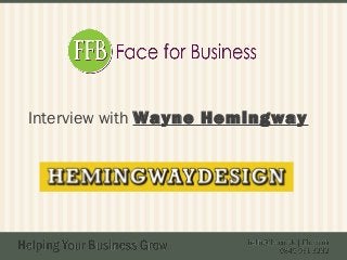 Interview with Wayne Hemingway
 