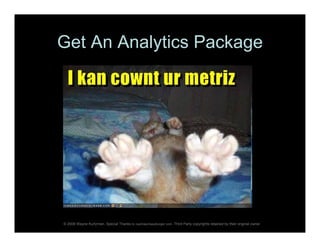 "I Kan Haz Web Analitikz?"