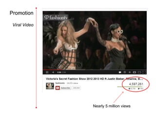 Promotion

 Viral Video




               Nearly 5 million views
 