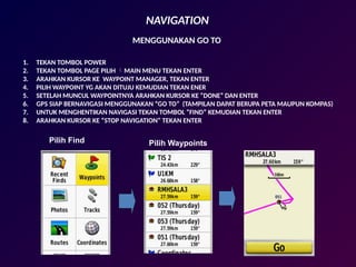 WAYPOINT & ROUTE.pptx untuk pengetahuan dasar | PPTX