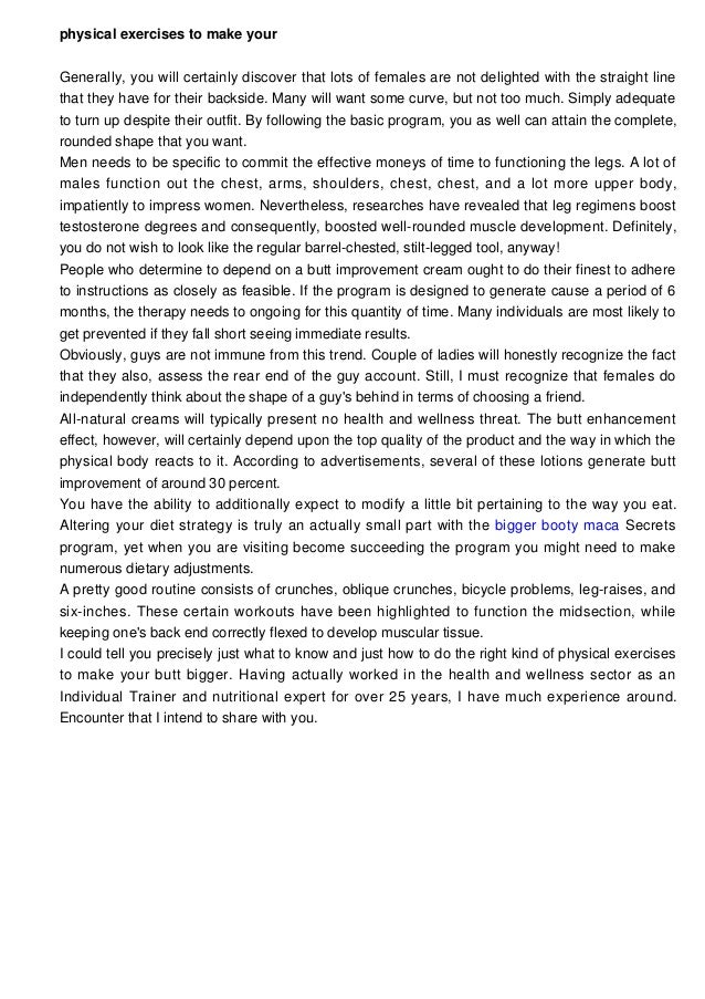 Does Running Make Your Butt And Thighs Bigger