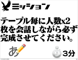 nΩΩd(y



11   10   27
               あ        33分   120
 