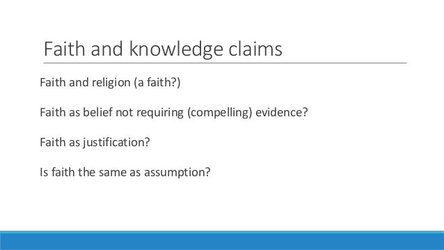 Ways Of Knowing Intuition And Faith - 