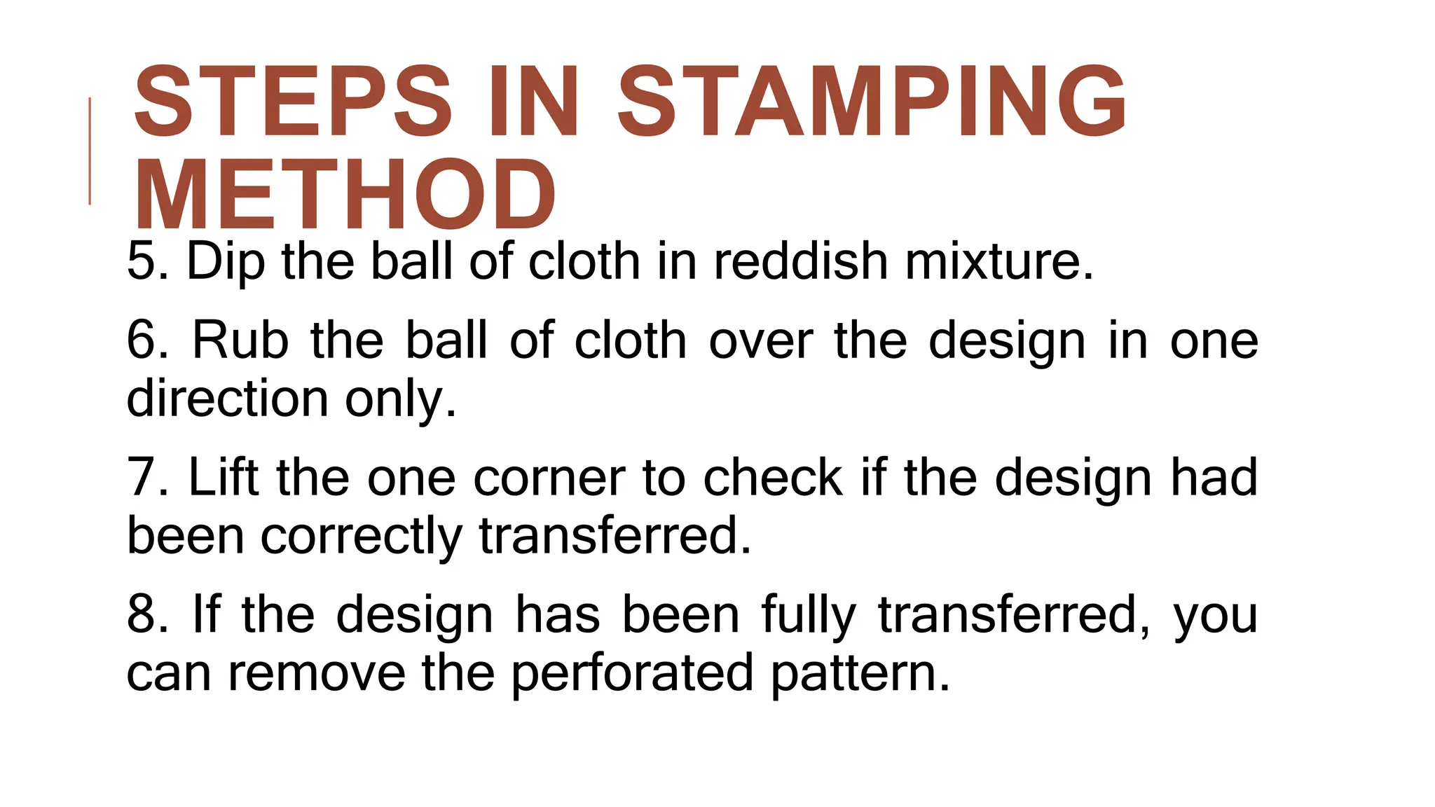 WAYS OF TRANSFERRING DESIGN in making recyclable materials | PPT