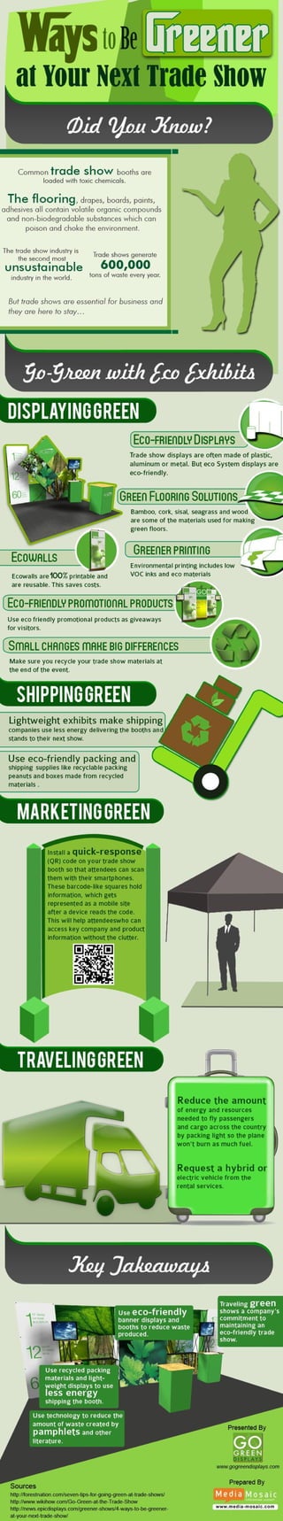 Ways to be greener at your next trade show