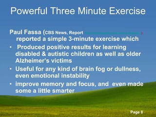 Ways To Boost Brain power | PPT