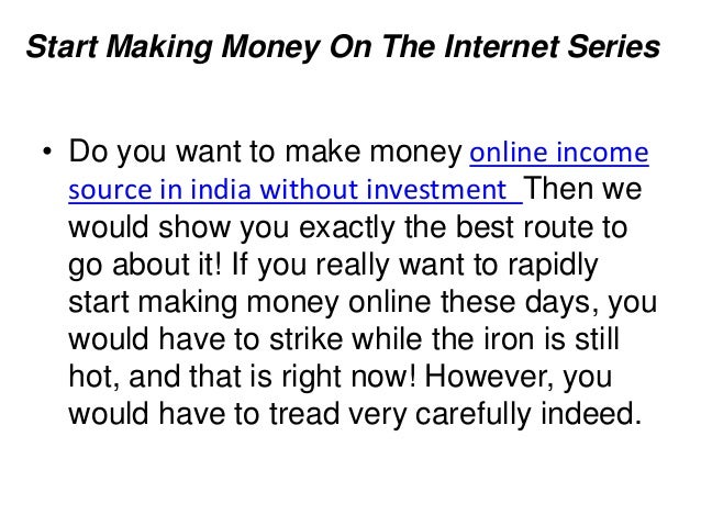 how to earn money by online without investment