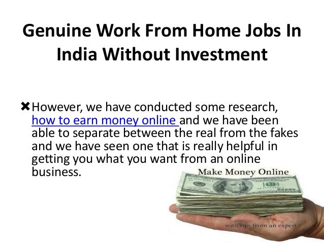 How To Earn Money By Online Without Investment - way to spend your money 9 genuine work from home jobs in india without investment