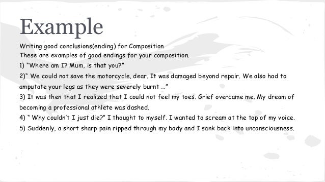 Ways to conclude an essay