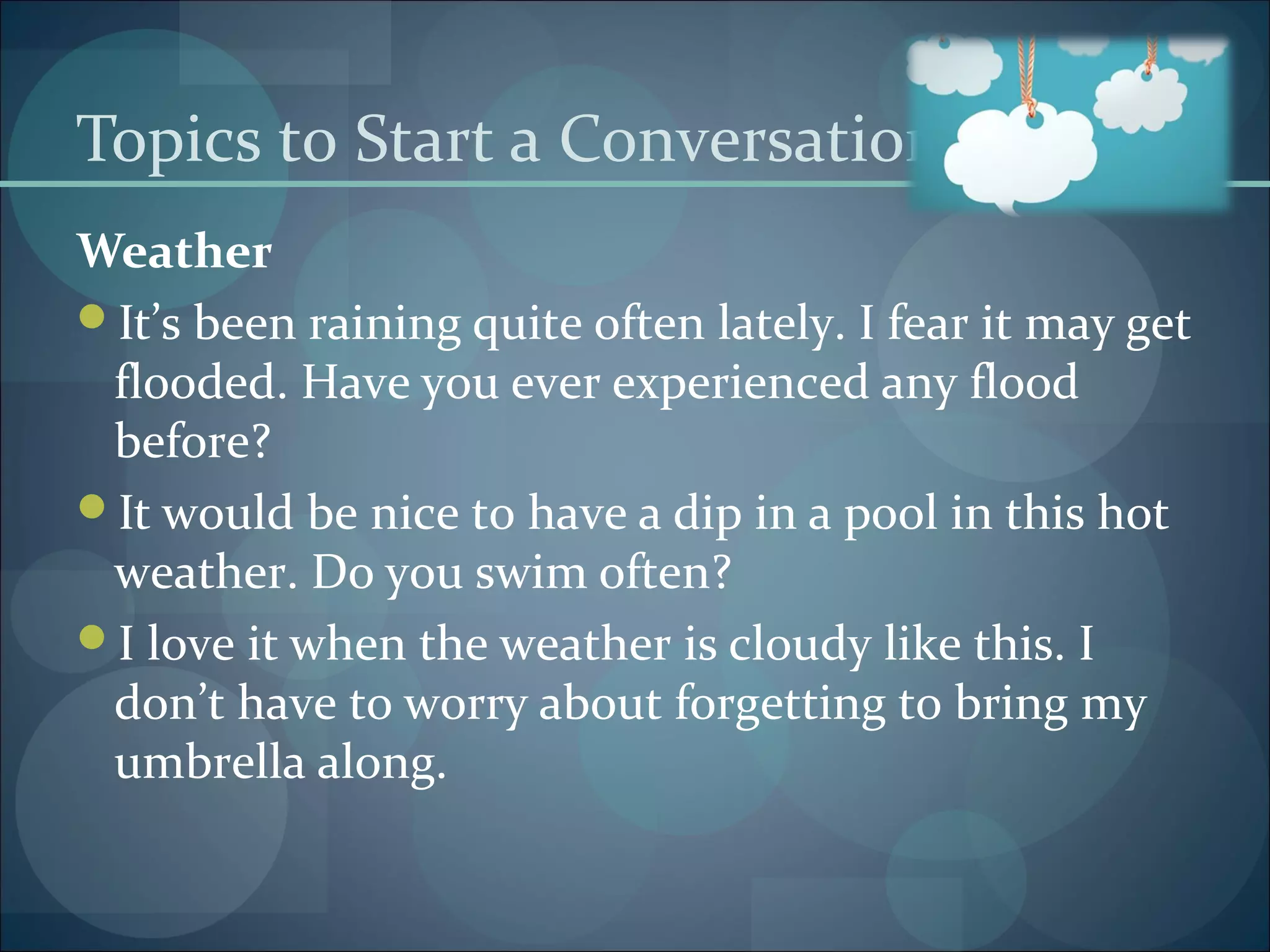 Ways to keep a conversation going | PPT