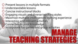 Ways to keep students engaged | PPTX