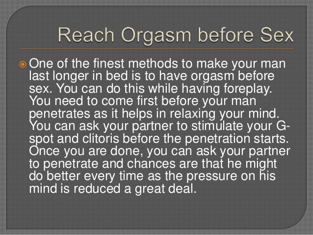 Orgasm Last Longer 20