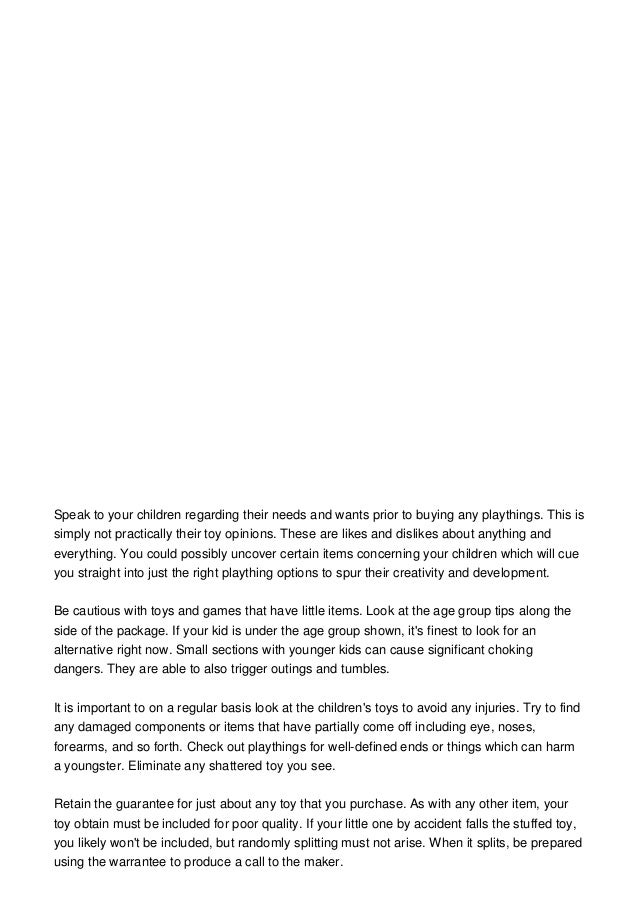 toy recommendations by age