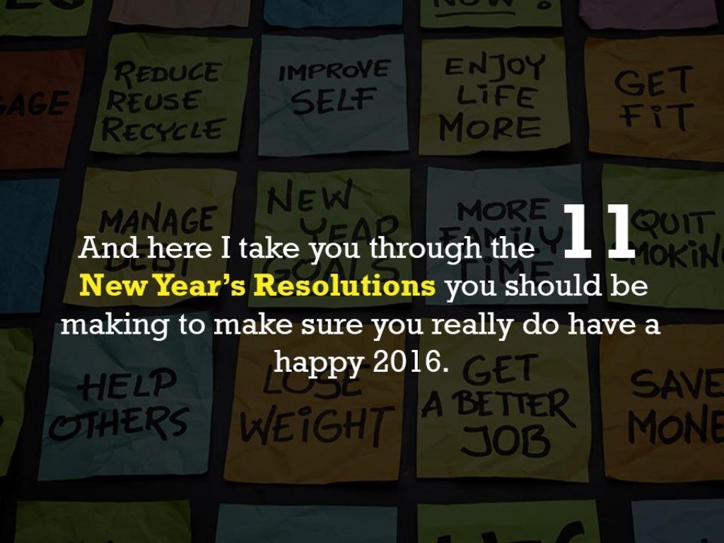 Ways to revolutionalize your new year&#039;s resolution
