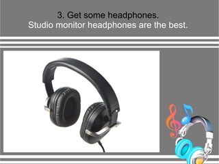Ways to Set up a Portable Recording Studio | PPT