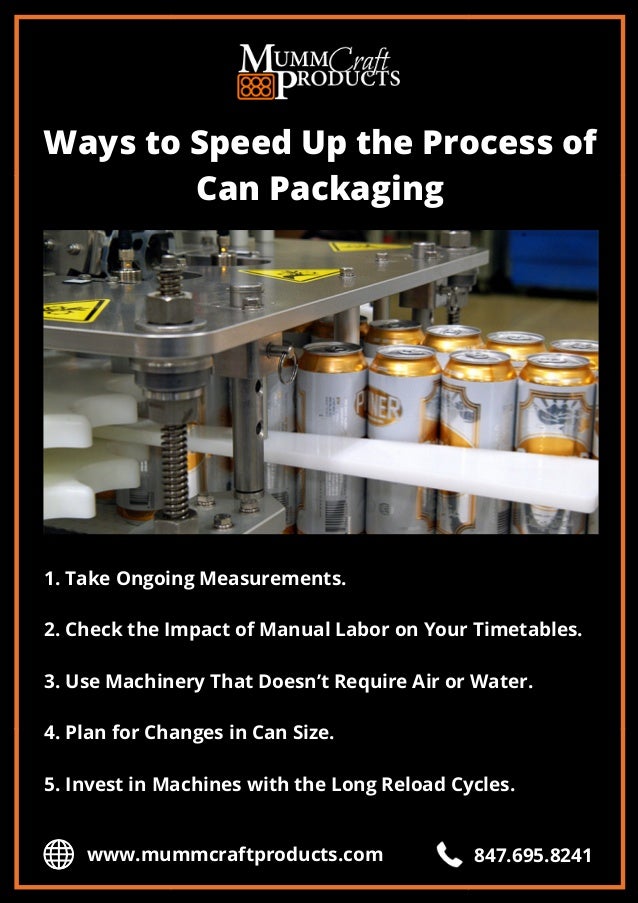 Ways To Speed Up The Process Of Can Packaging