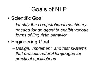 Nlp Goals Checklist.pdf topics natural language processing and image processing | PPT