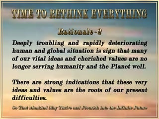 RETHINKING  THE WAY WE THINK