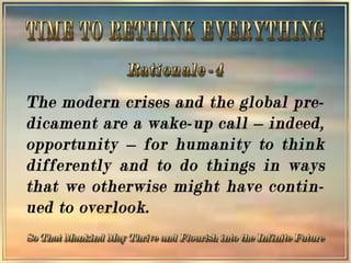 RETHINKING  THE WAY WE THINK